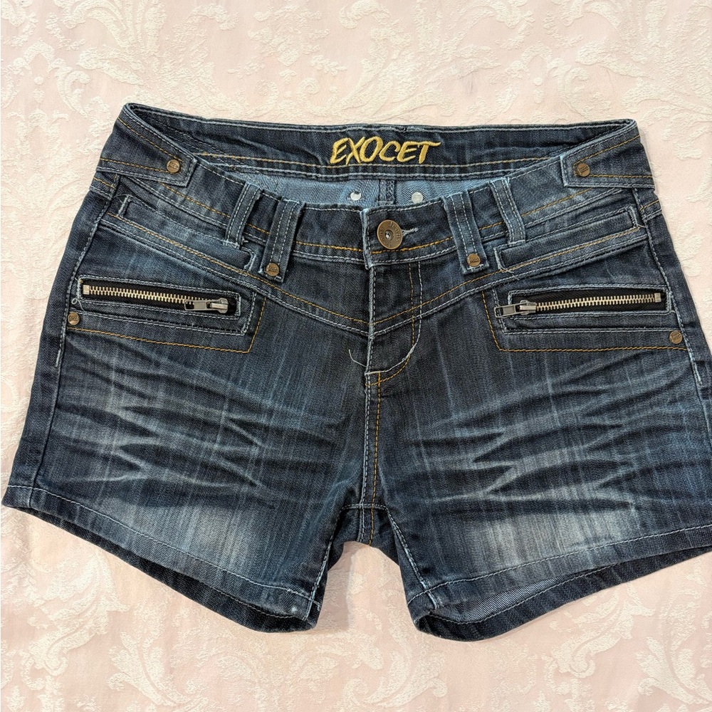 Women's Dark Wash Jean Shorts